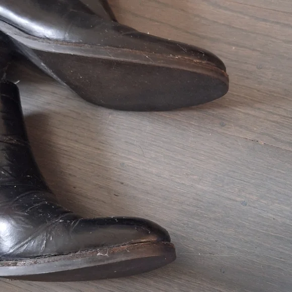 Modern Vice Ringo Black Leather Boots 8.5 - Picture 11 of 13